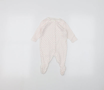 Earlydays Baby White Polka Dot  Coverall One-Piece Size 3-6 Months