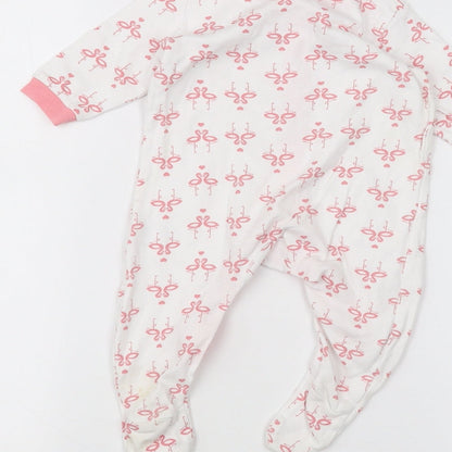 lily & dan Baby White   Coverall One-Piece Size 3-6 Months