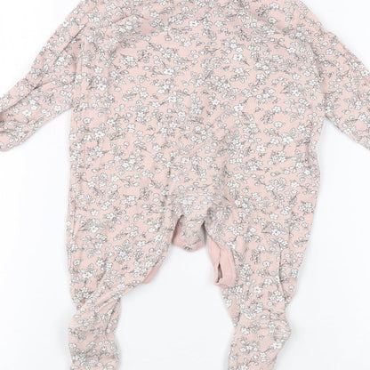 TU Baby Pink Floral  Coverall One-Piece Size 3-6 Months