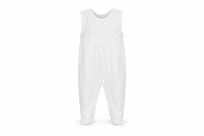Gamex Baby White   Coverall One-Piece Size 6-9 Months