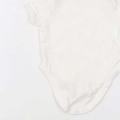 George Baby White   Babygrow One-Piece Size 3-6 Months