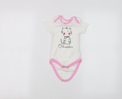 Lupilu Baby White   Coverall One-Piece Size 3-6 Months
