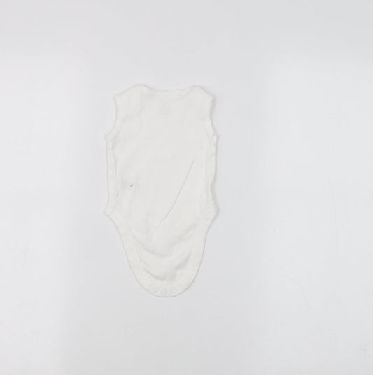 Earlydays Baby White   Coverall One-Piece Size 0-3 Months