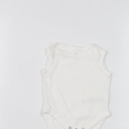 Earlydays Baby White   Coverall One-Piece Size 0-3 Months