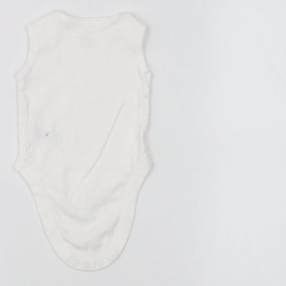 Earlydays Baby White   Coverall One-Piece Size 0-3 Months