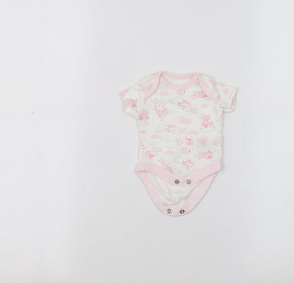 Mothercare Baby White   Babygrow One-Piece Size 0-3 Months