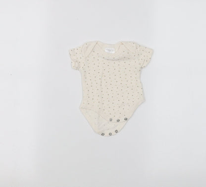 Preworn Baby White   Babygrow One-Piece Size 0-3 Months