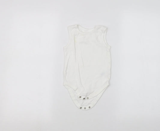 Nutmeg Baby White   Babygrow One-Piece Size 12-18 Months