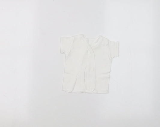 Mothercare Baby White   Basic T-Shirt Size 3-6 Months
