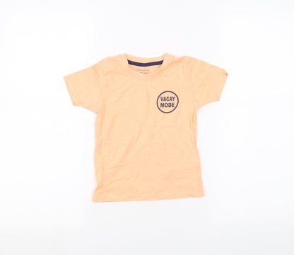 Primark Baby Orange   Basic T-Shirt Size 12-18 Months