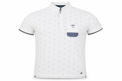 INSD Boys White   Basic Polo Size L