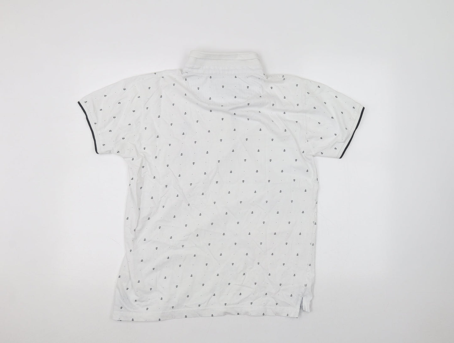 INSD Boys White   Basic Polo Size L