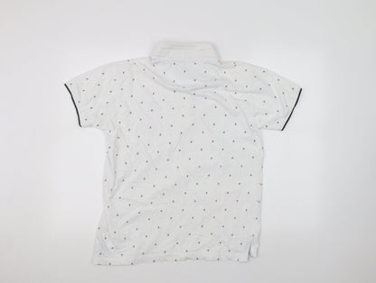 INSD Boys White   Basic Polo Size L