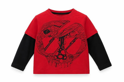 Preworn Boys Red   Basic T-Shirt Size 3 Years