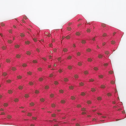 mamas & papas Baby Pink   Basic Blouse Size 3-6 Months
