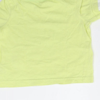 Mothercare Baby Yellow   Basic T-Shirt Size 9-12 Months