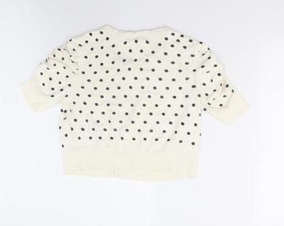 Womens UK Size 14 Evie Beige Cardigan Jumper