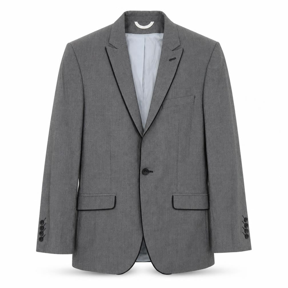 Mens UK Size 38 Burton Regular Grey Suit Jacket
