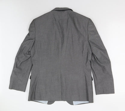 Mens UK Size 38 Burton Regular Grey Suit Jacket