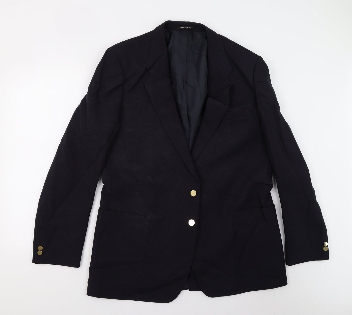 Mens UK Size 44 M&S Regular Blue Suit Jacket