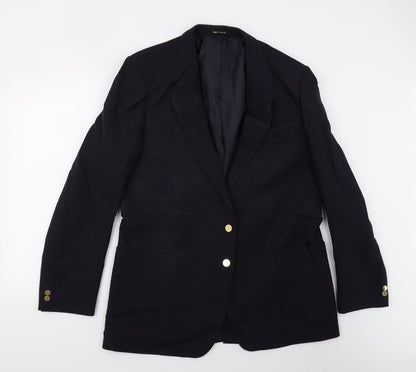 Mens UK Size 44 M&S Regular Blue Suit Jacket