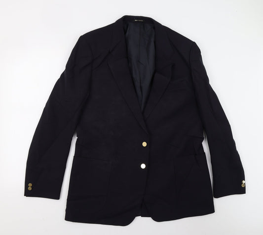 Mens UK Size 44 M&S Regular Blue Suit Jacket