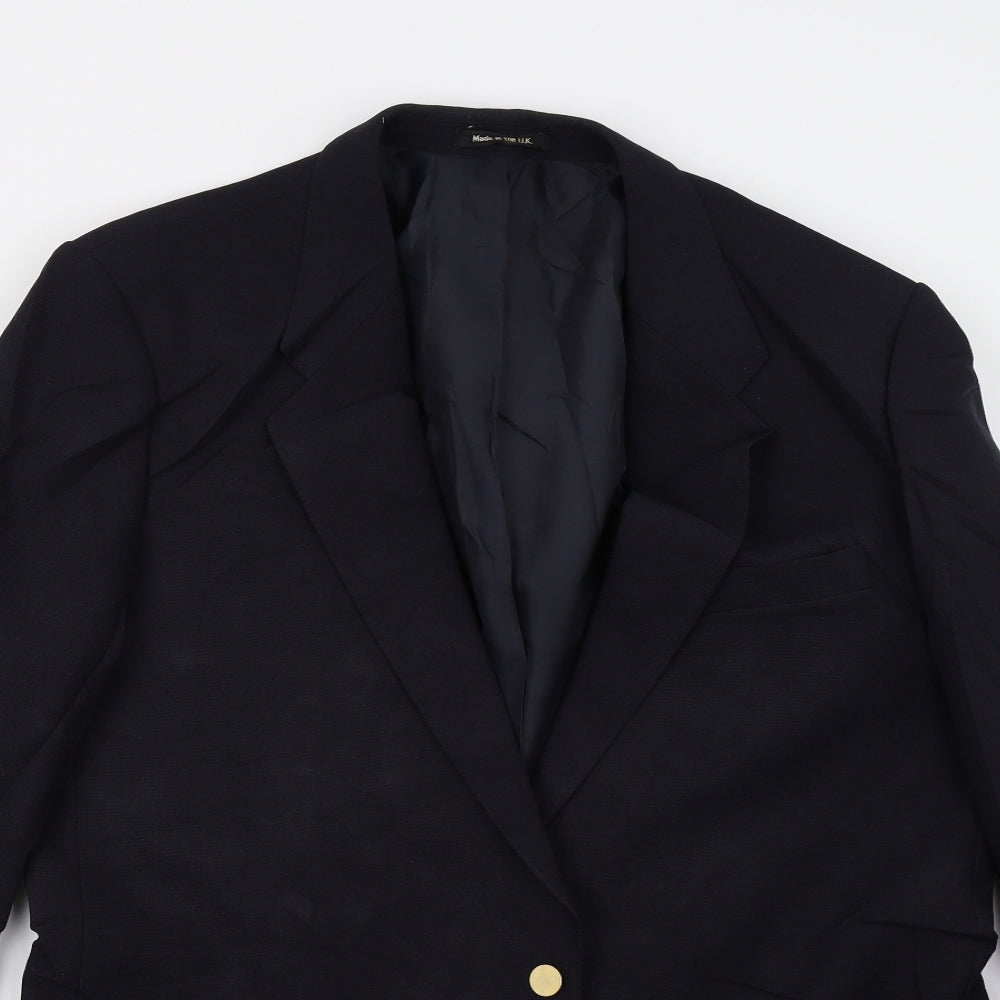 Mens UK Size 44 M&S Regular Blue Suit Jacket