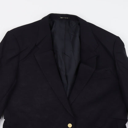 Mens UK Size 44 M&S Regular Blue Suit Jacket