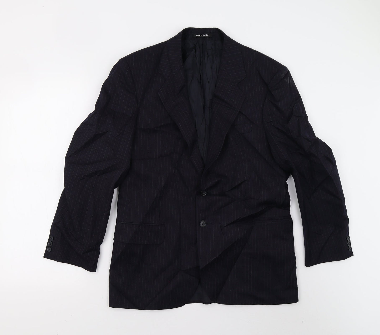 Mens UK Size 38 M&S Regular Blue Suit Jacket