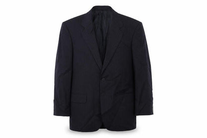Marks & Spencer Mens Blue Striped  Jacket Suit Jacket Size 38