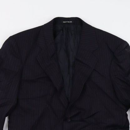 Mens UK Size 38 M&S Regular Blue Suit Jacket
