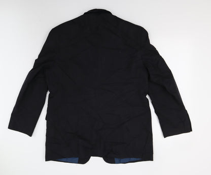 Mens UK Size 44 M&S Regular Blue Suit Jacket