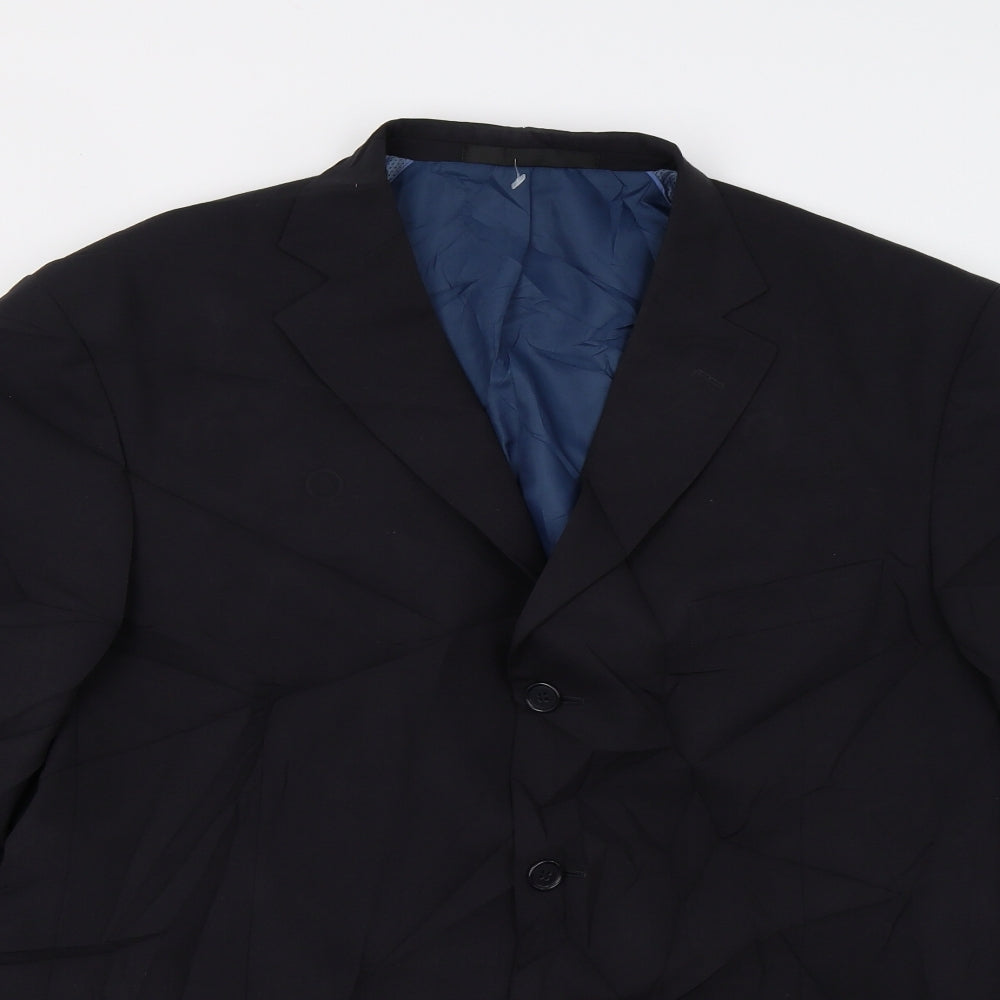 Mens UK Size 44 M&S Regular Blue Suit Jacket