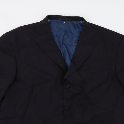 Mens UK Size 44 M&S Regular Blue Suit Jacket
