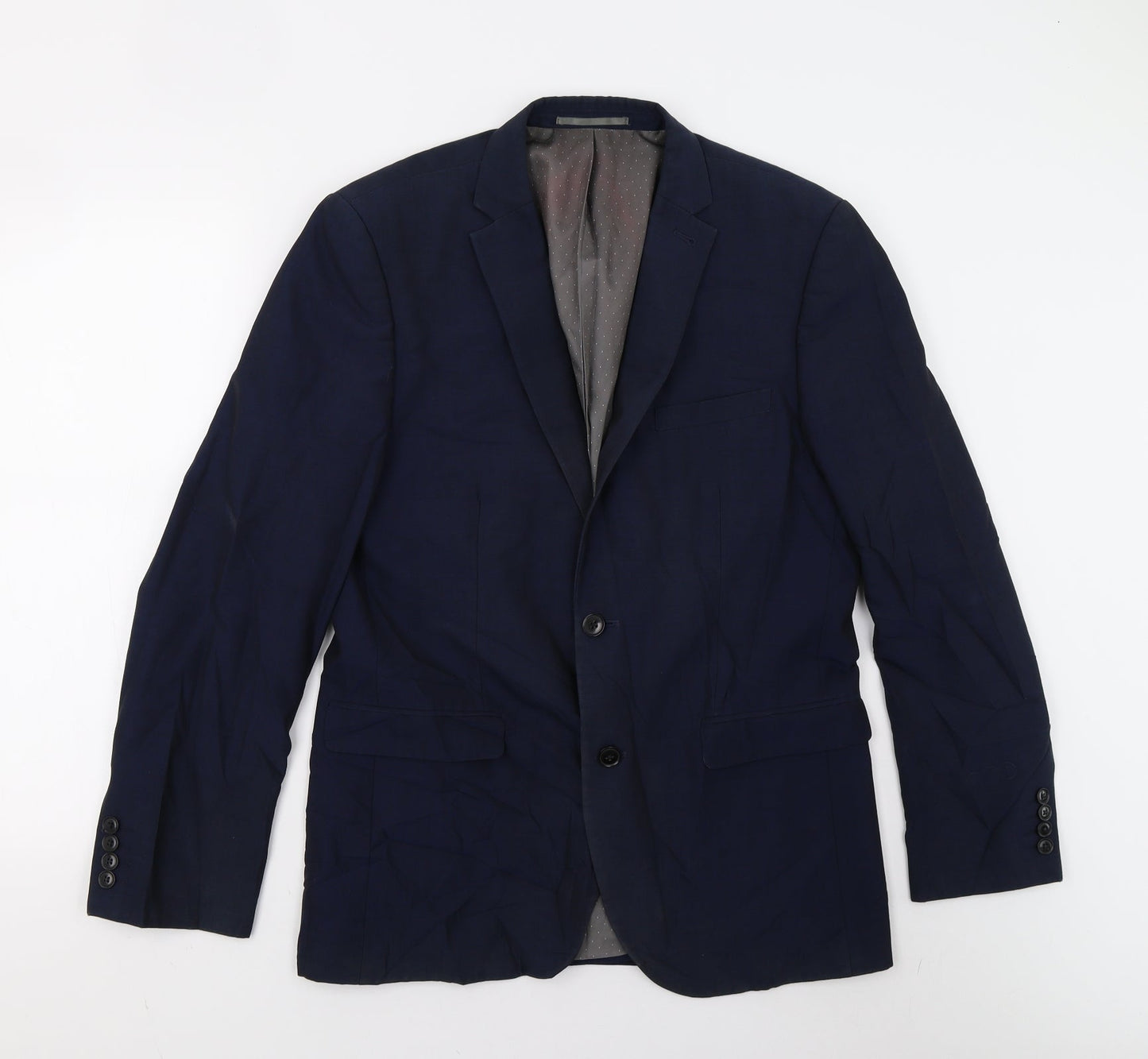 Mens UK Size 40 NEXT Regular Blue Suit Jacket