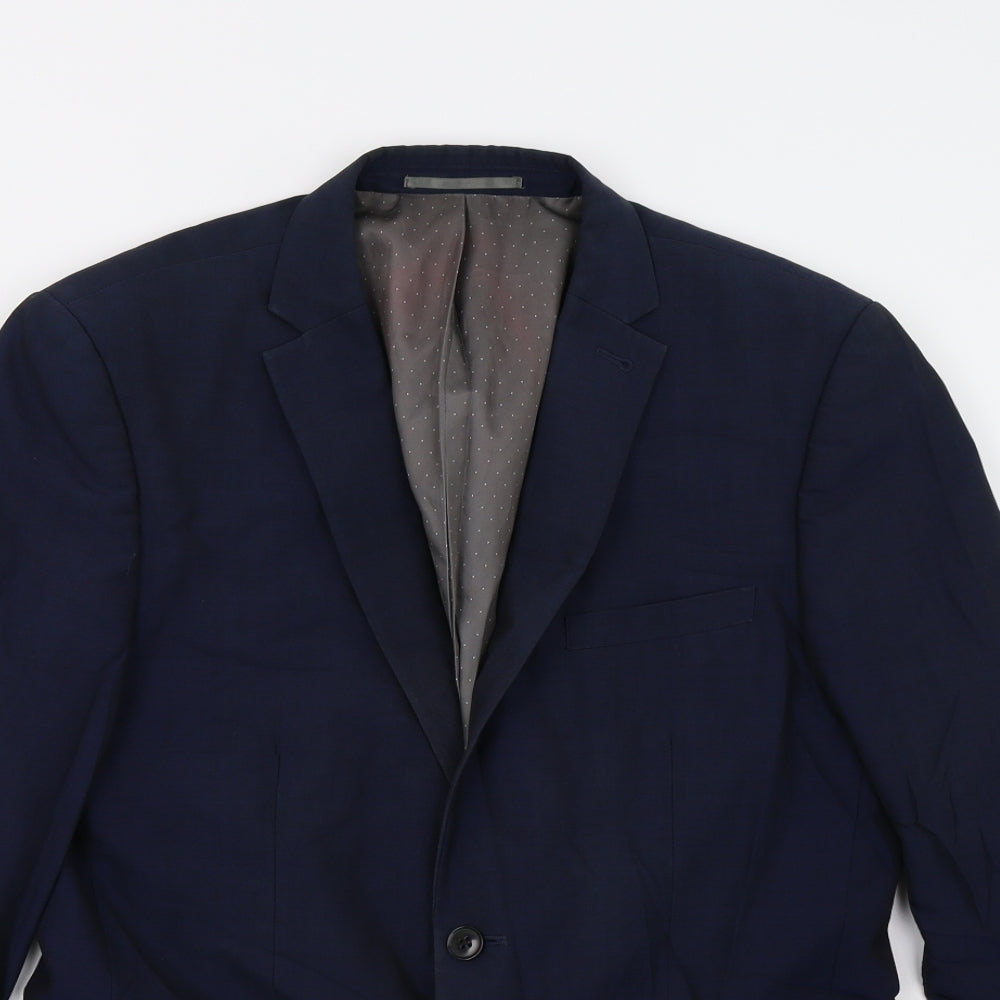 Mens UK Size 40 NEXT Regular Blue Suit Jacket