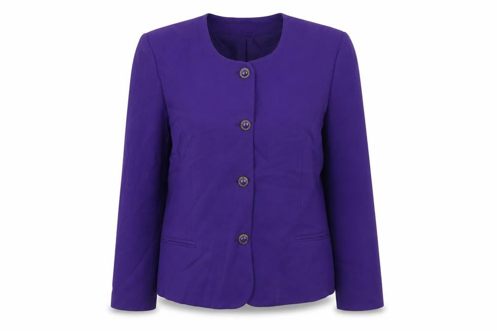 Womens UK Size 14 Features Regular Purple Blazer