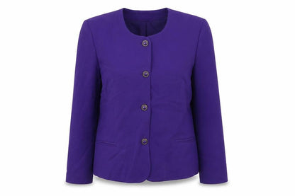 Womens UK Size 14 Features Regular Purple Blazer