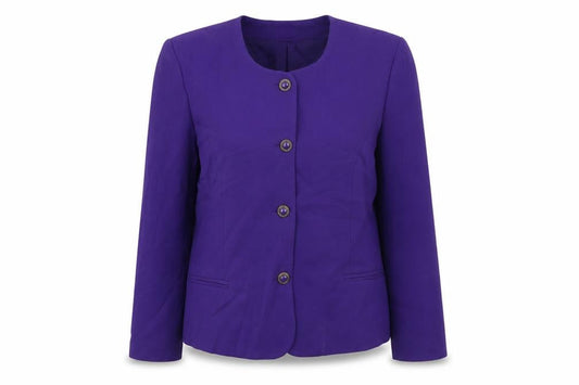 Womens UK Size 14 Features Regular Purple Blazer