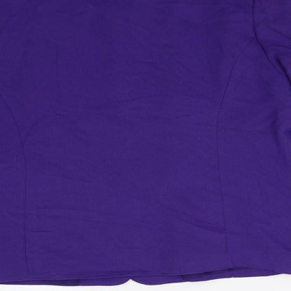 Womens UK Size 14 Features Regular Purple Blazer