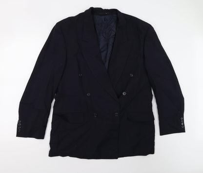 Mens UK Size 42 MODENA Regular Blue Suit Jacket