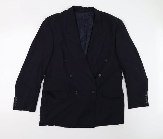 Mens UK Size 42 MODENA Regular Blue Suit Jacket