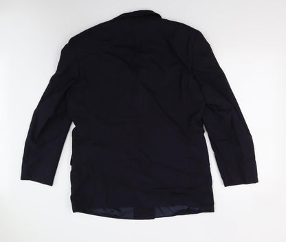 Mens UK Size 42 MODENA Regular Blue Suit Jacket