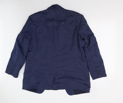 Mens UK Size 40 STONES Regular Blue Suit Jacket