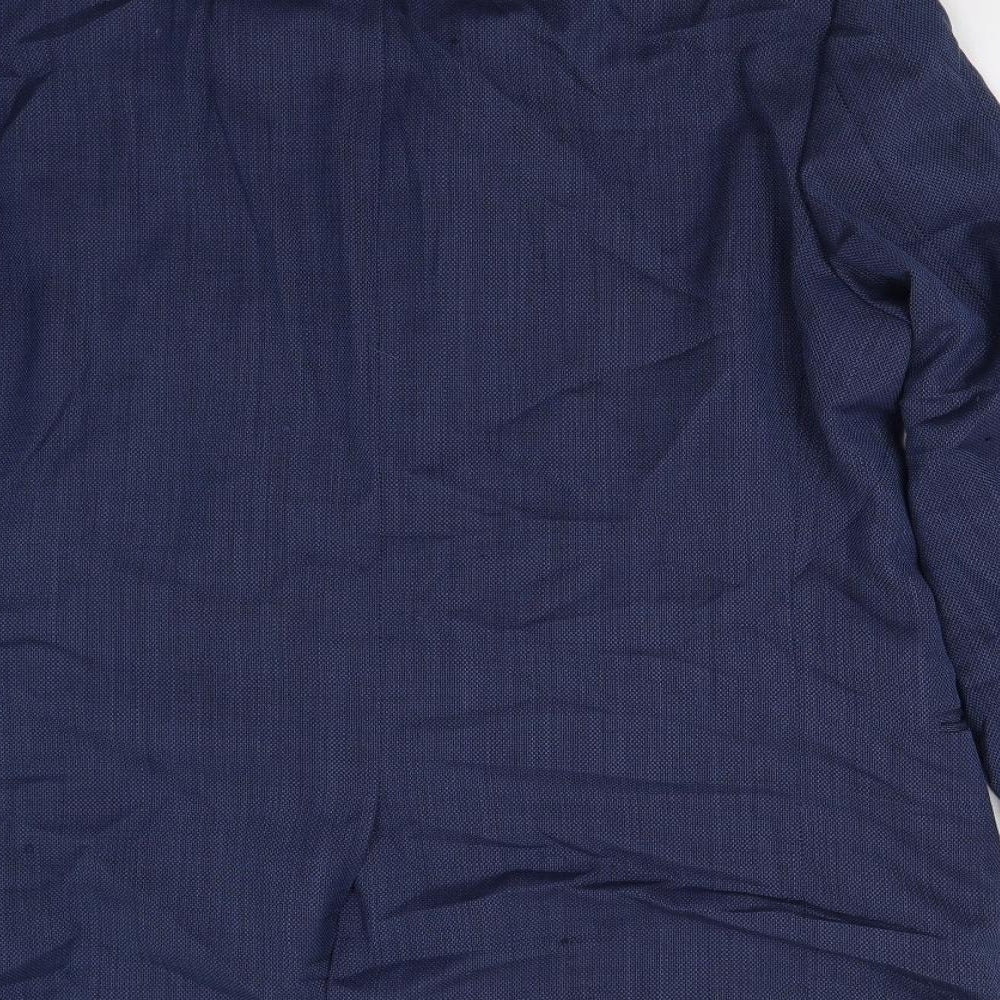 Mens UK Size 40 STONES Regular Blue Suit Jacket
