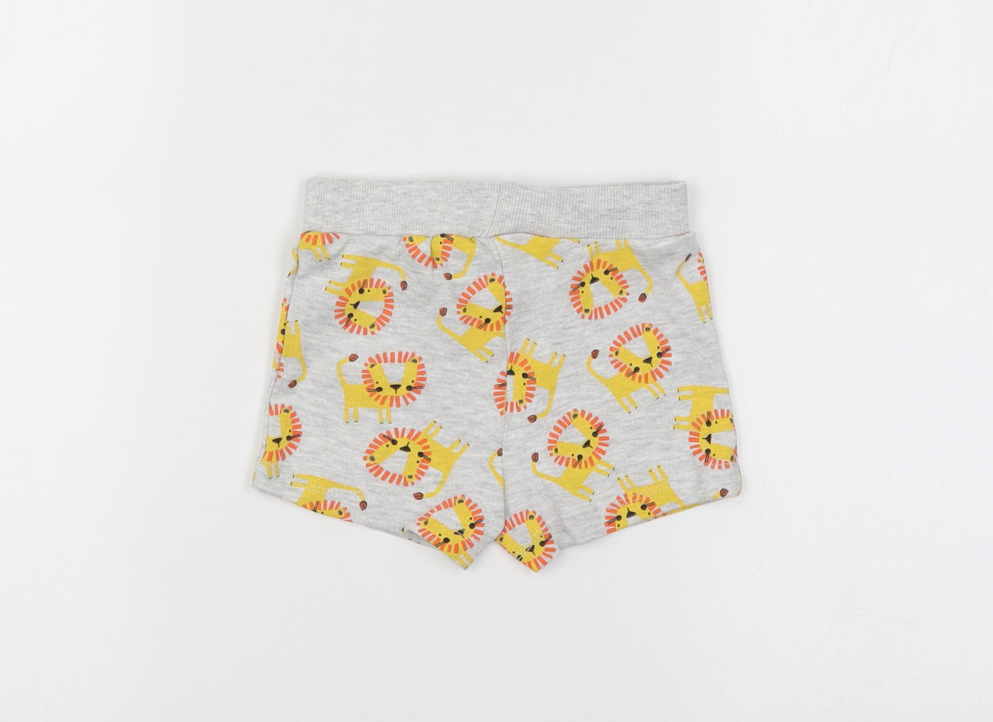 Pep & Co Boys Grey Animal Print  Cropped Leggings Size 6-9 Months