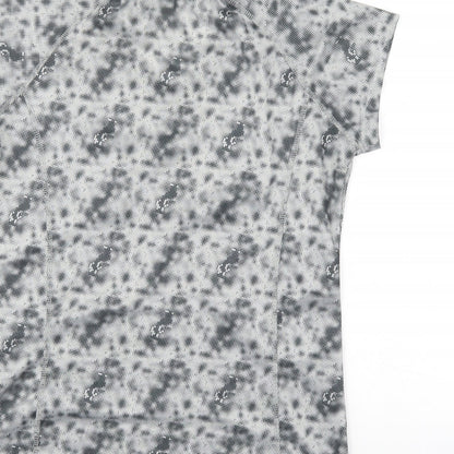 Crivit Womens Grey Camouflage  Basic T-Shirt