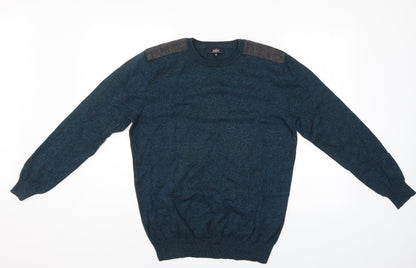 Easy Mens Green   Pullover Jumper Size M