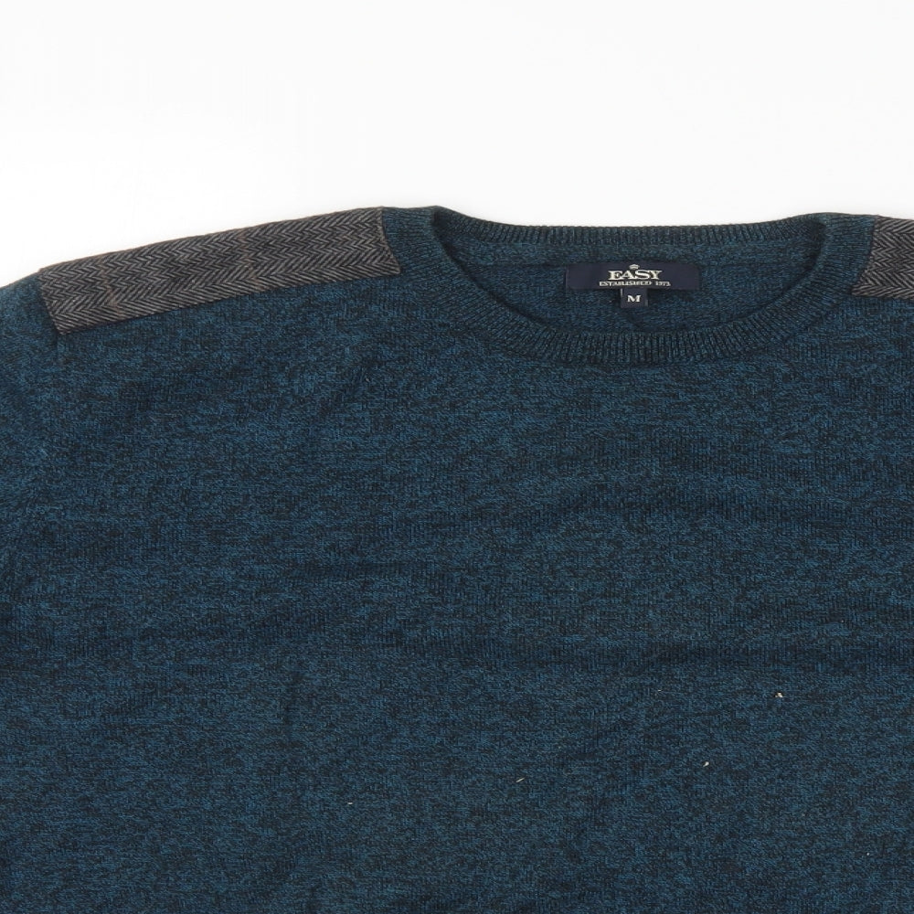 Easy Mens Green   Pullover Jumper Size M