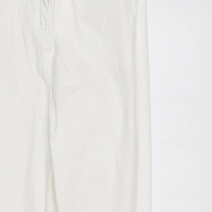 /Denim Womens White  Denim Straight Jeans Size 10 L27 in